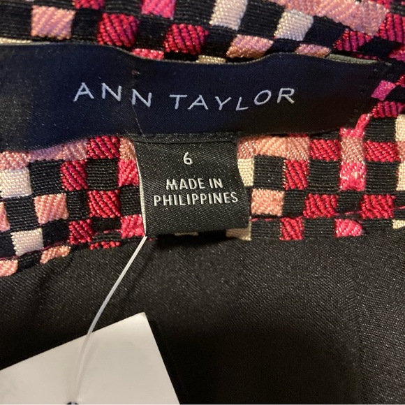 🏷️ NWT Ann Taylor Geometric Skirt - Picture 11 of 12